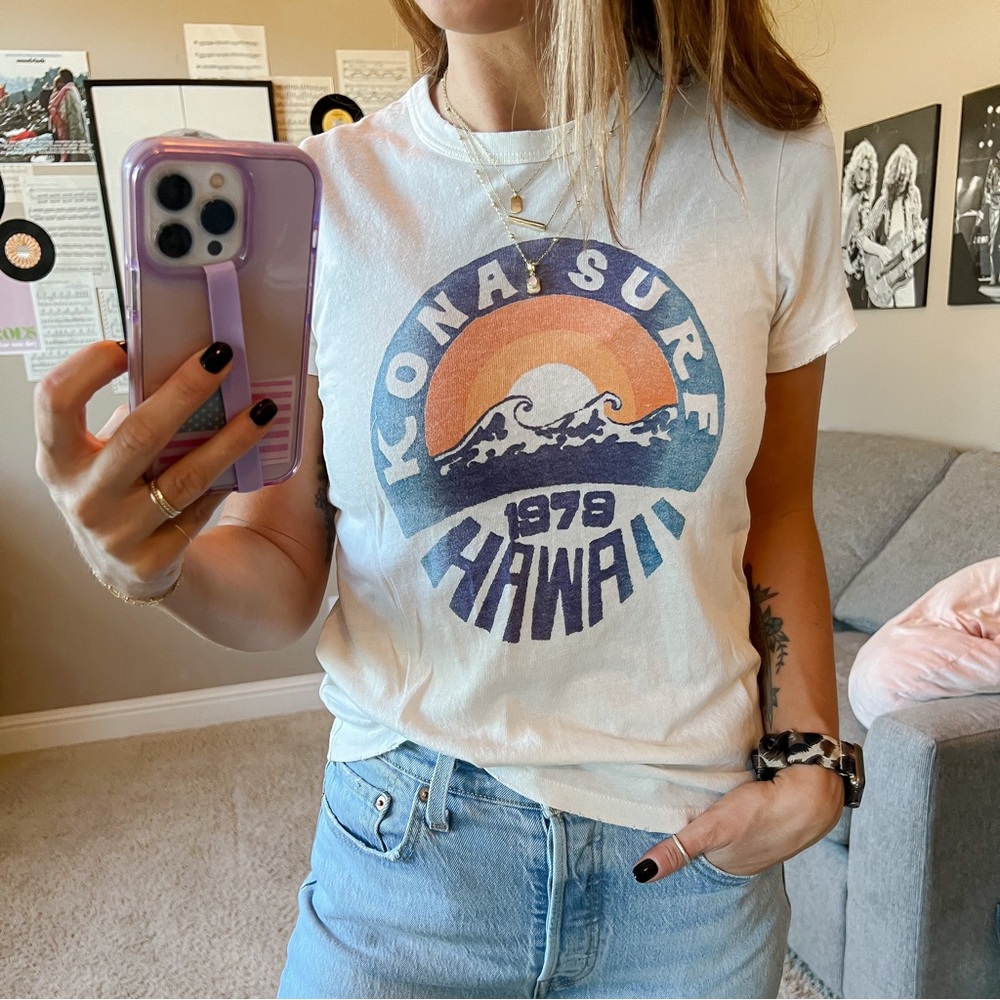 Anthropologie Kona Surf graphic t-shirt
